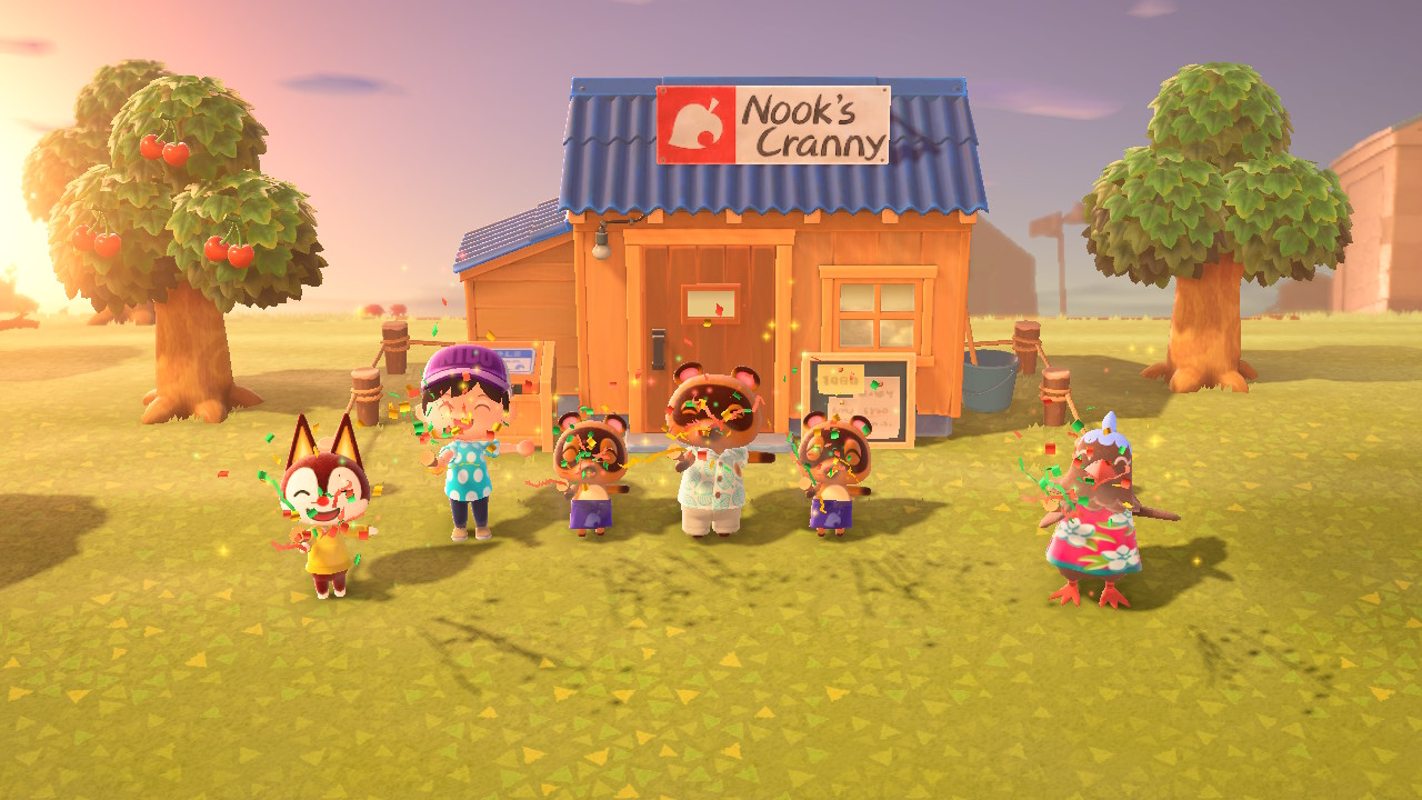 Animal Crossing: New Horizons new shop ceremony