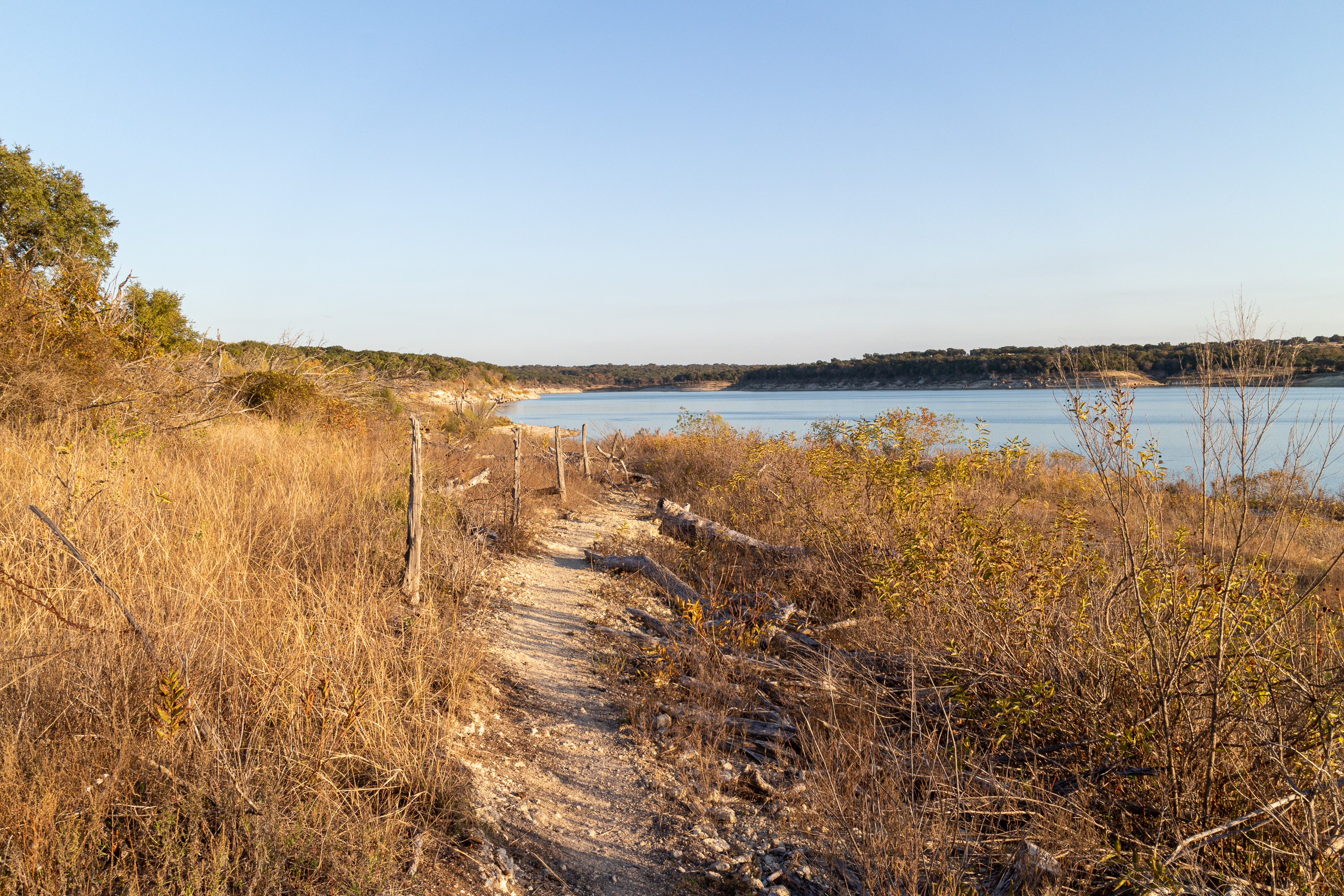 Lake hiking