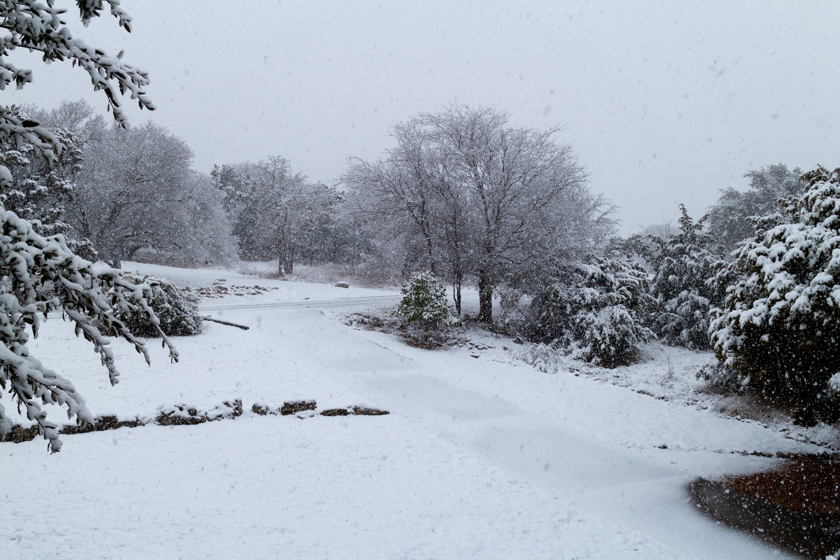 Central Texas snow day