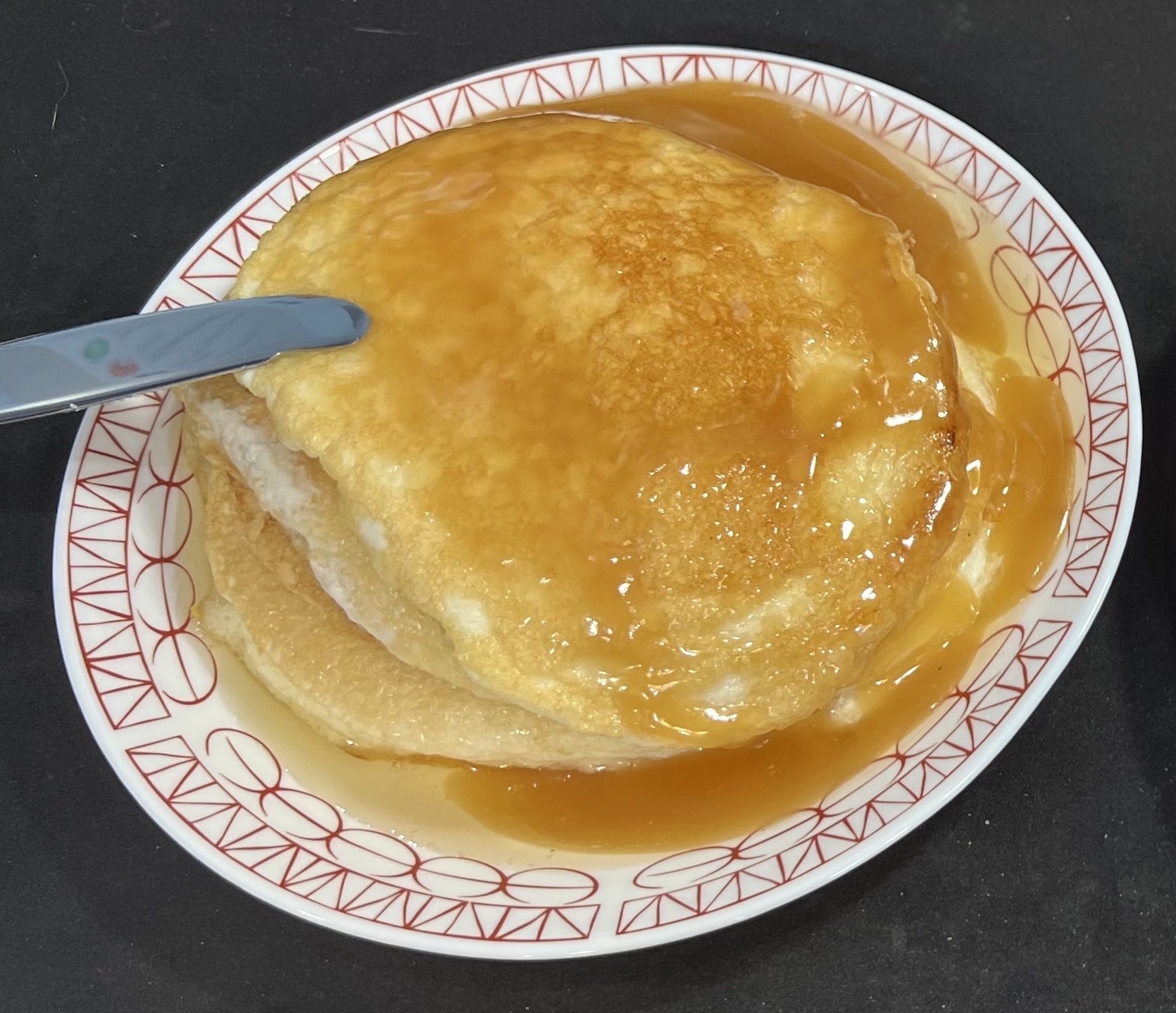 Carnivore pancakes with raw honey